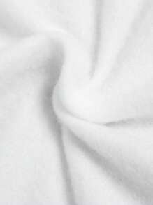 Manfinity LEGND Loose Fit Men's Floral Printed Drop Shoulder Thermal Sweatshirt - White - View 3