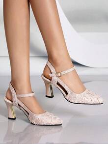 Zapatos De Tacón Alto Elegantes Para Mujeres - Rosa - Ver 2