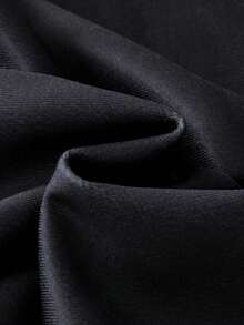 SHEIN 男小童字母圖案飛行員夾克和運動褲無連帽衫 - 藍色 - 查看 7