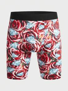 男士印花平角內褲 - 彩色 - 查看 1