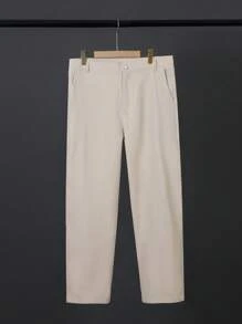 Manfinity Hypemode Men Double Breasted Blazer & Suit Trousers - Apricot - View 4