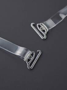 Clear Adjustable Bra Straps Invisible Non-Slip Shoulder Straps For Women