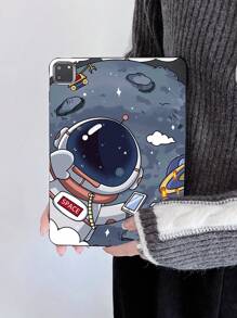 宇航員圖案保護套適用於iPad - 彩色 - 查看 1