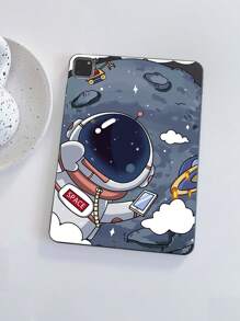 宇航員圖案保護套適用於iPad - 彩色 - 查看 2