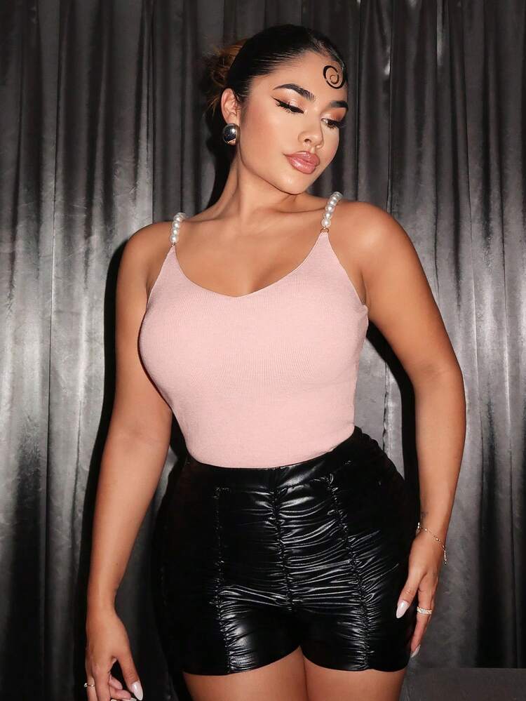 Solid Cami Knit Top