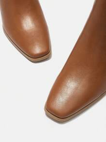 CUCCOO BIZCHIC Giày bốt cổ điển màu nâu thanh lịch dành cho nữ, Giày bốt cao gót mũi nhọn Giày đi nghỉ mát Giảm giá mùa hè - màu nâu - Xem 9