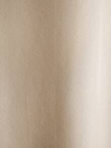 Manfinity Homme 男士純色鈕扣恤衫 - 卡其色 - 查看 7