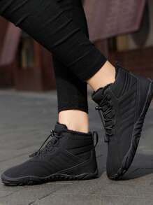 Thermal Lined Mid-Cut Women's Hiking Shoes For Cold Weather