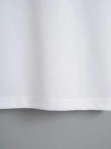 INAWLY 心形印花短款 T 恤 图案 T 恤 女式上衣 - 白色 - 查看 5