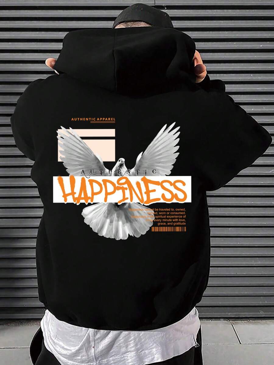 Áo nỉ Nam - màu đen - Xem 1