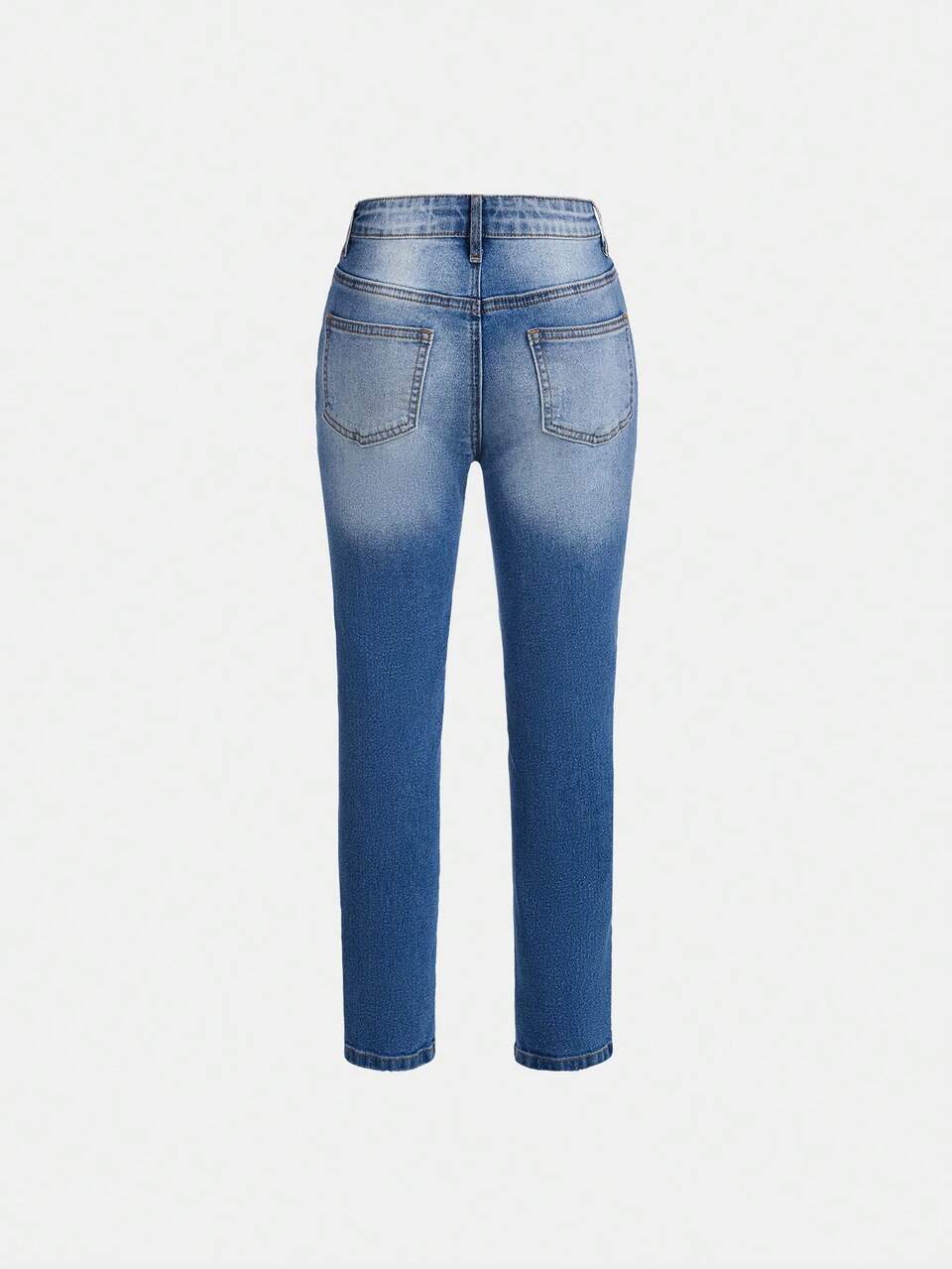 Tween Boy Ripped Straight Leg Jeans
