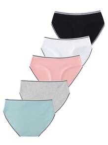 Pakaian Dalam Tween Girls Plain - MultiWarna - View 2