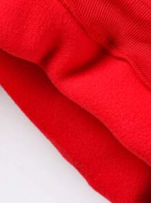 Young Boy Colorblock Hoodie And Pants Set For Sports And Warmth - Multicolor - View 7