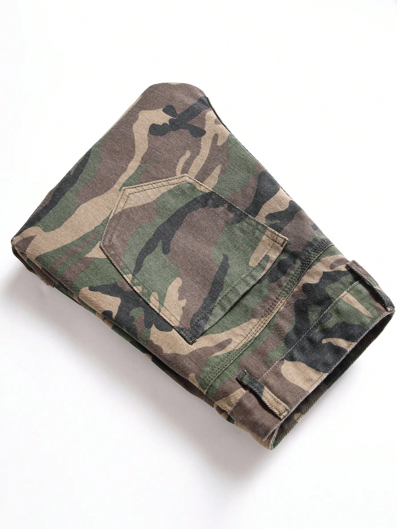 Men Camo Print Flap Pocket Cargo Jeans SHEIN USA