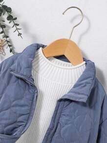 SHEIN 女童（小）夾克 - 灰色 - 查看 3