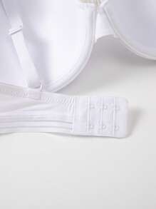 Women's Casual Plain Padded Bralette Bra Set Of 3 Multicolor Fabric Medium Stretch - Multicolor - View 7