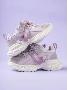 Calzado deportivo para niños, los números en la superficie superior del zapato están impresos como 28 para la talla 26-31 y 33 para la talla 32-37. - Rosa - Ver 1