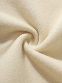 INAWLY Butterfly and Floral Print Pullover - Apricot - View 3