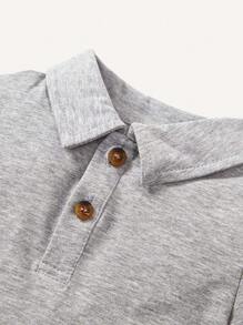 Cozy Pixies 男嬰素色POLO衫&格紋短褲&帽