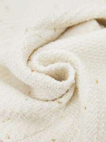 BizChic Detale przycisku Szorty Z Tweedu