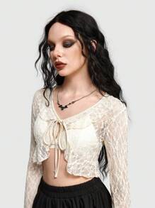 ROMWE Goth Collar con accesorio con diseño de cuenta murciélago - Negro - Ver 5