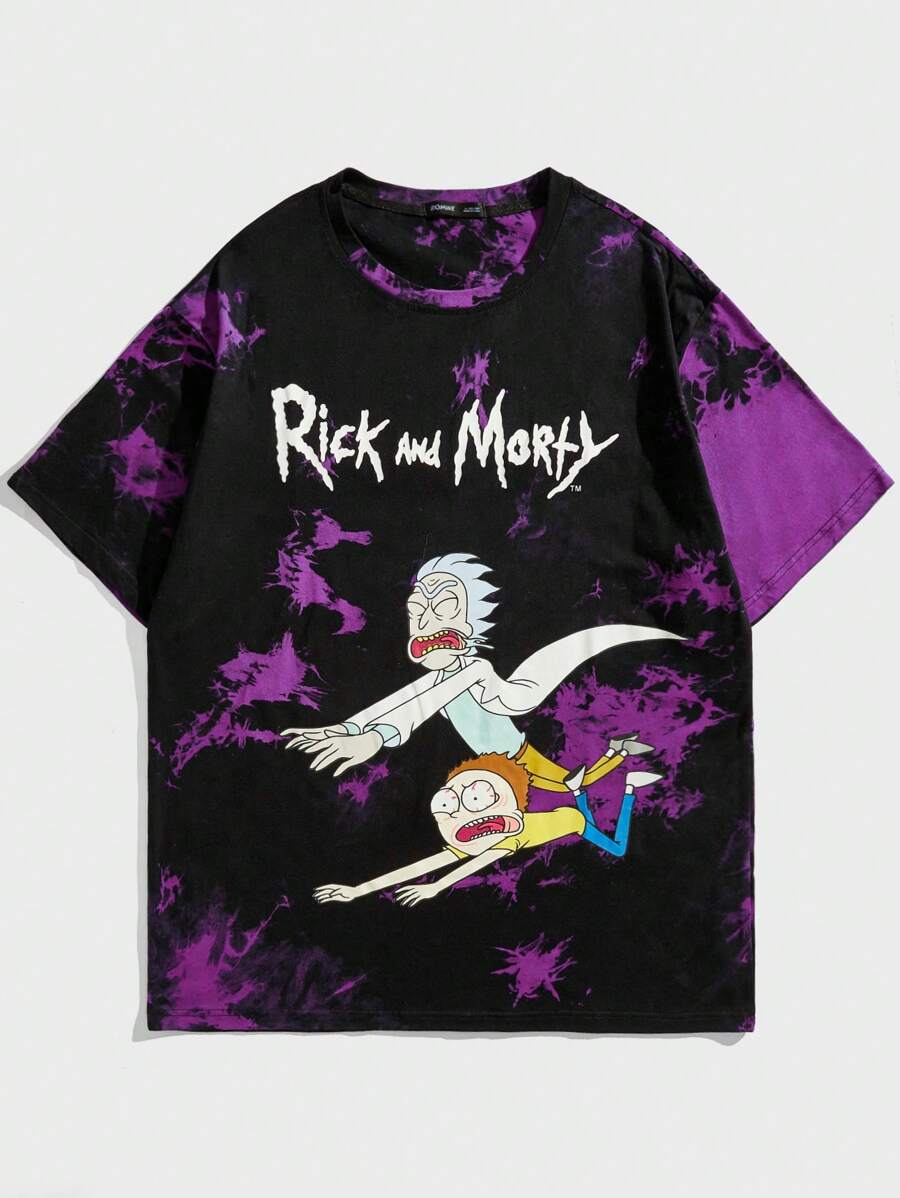 rick and morty tie dye sweatshirt