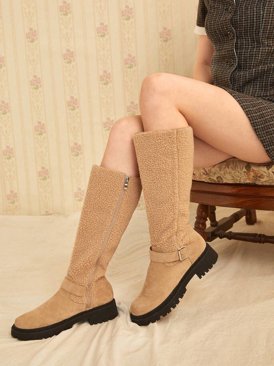 Fashionable Women's Knee High Boots, Outdoor Spring/Fall Footwear