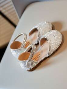 Zapatos Planos De Primavera/verano Para Exteriores Bonitos Y Sencillos Para Niños - Plateado - Ver 5