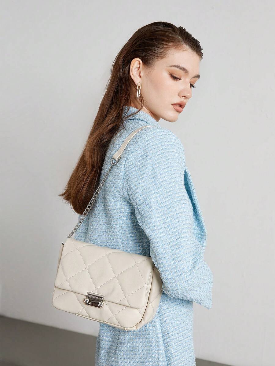 BizChic Túi Đeo Chéo Thời Trang Nữ - Màu be - Xem 1