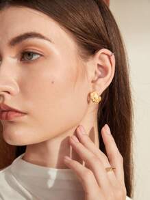 BizChic Tối giản Vòng khuyên tai - Trong sáng - Xem 1