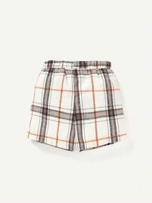 Cozy Pixies 男嬰素色POLO衫&格紋短褲&帽