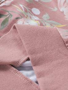 CILKOO 印花抽繩連帽衫 - 粉色 - 查看 6