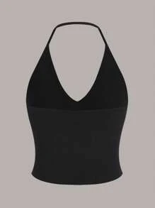 SHEIN EZwear 3pcs Chất rắn Áo hai dây - Nhiều màu - Xem 6