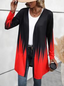 SHEIN LUNE 雙色開門襟外套 - 彩色 - 查看 6