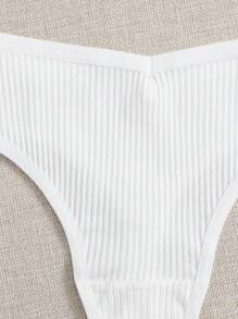 Snug Zone 4 packs Ensemble de culottes sexy et côtelées