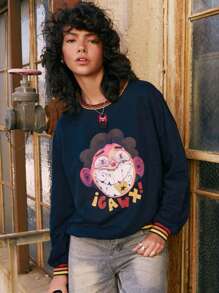 GAWX 1 Miếng Thời trang Sắt Đồ họa Hình Vòng cổ mặt dây chuyền Đối với phụ nữ Để Trang Trí Hàng Ngày - Nhiều màu - Xem 4