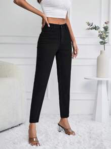 RueChic High Waist Mom Fit Jeans