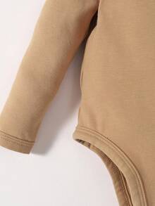 SHEIN Bé trai sơ sinh 3pcs In sọc Áo liền quần chặt - Nhiều màu - Xem 5