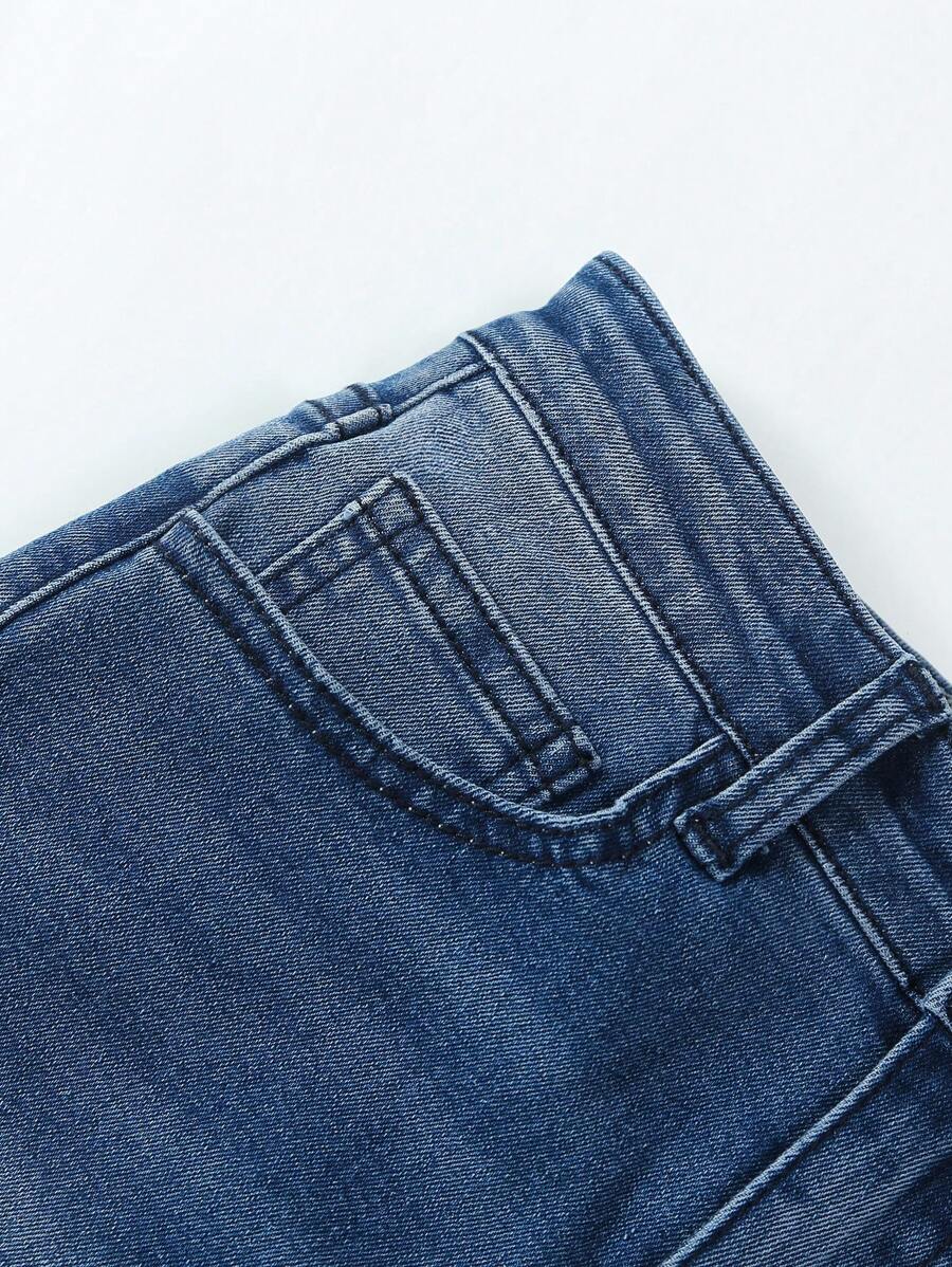 Tween Boy Ripped Cat Whisker Jeans SHEIN USA