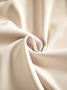 BizChic 大碼撞色滾邊翻蓋細節西裝外套 - 米色 - 查看 7