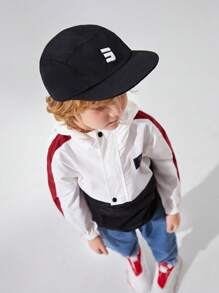 SHEIN 1 pieza Gorra de béisbol simple con bordado - Negro - Ver 7