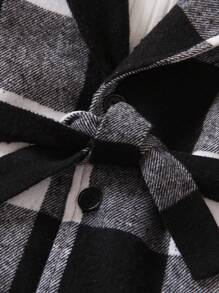 SHEIN 男小童冬天休閒針織開衫外套附帽子 - 彩色 - 查看 5