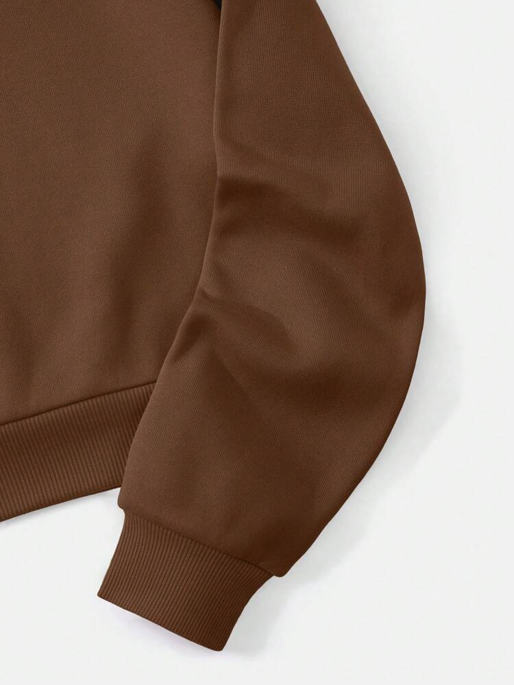 Solid Drawstring Thermal Lined Hoodie Graduation,Back To School,Graduation,Teacher For Women,Back To School Pullover Fall Sweatshirt