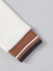 SHEIN Fall/Winter New Arrival Casual Baby Boy Collared Top & Bottoms Set