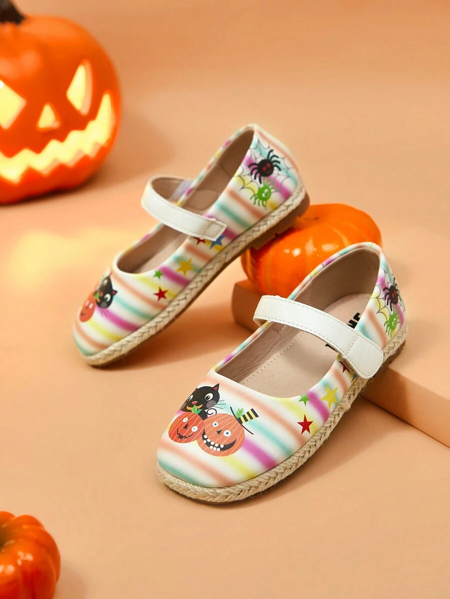 Botas planas Halloween de moda con dulce diseñado cómodo guay estilo de niños