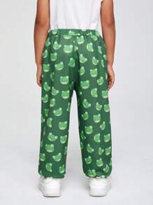 GAWX Young Boy Cartoon Graphic Sweatpants - Multicolor - View 2