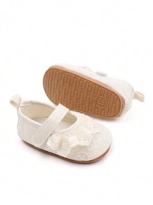 簡約、舒適、多功能的嬰兒和幼兒平底鞋 - 米色 - 查看 4