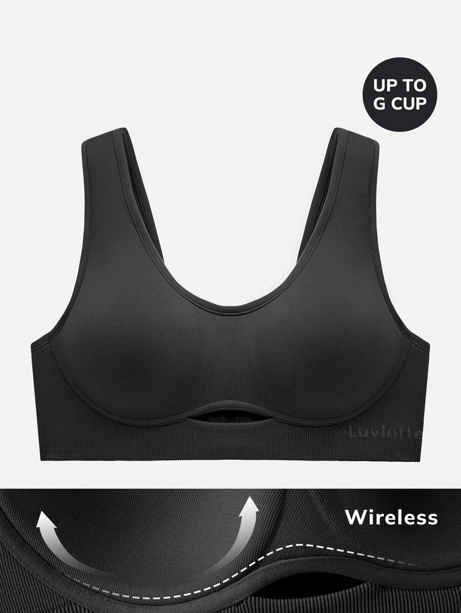 Luvlette Plus Wireless Seamless Cutout Bra for Sale Australia New