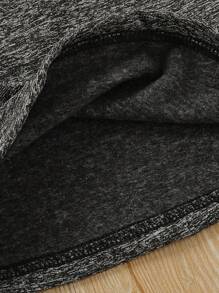 Baby Boy Plaid Print Hoodie & Knot Front Pants - Grey - View 4