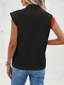 SHEIN Clasi 圖形高領tee圖形t恤 - 彩色 - 查看 2